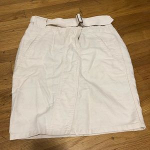 Beige LOFT skirt, thick material